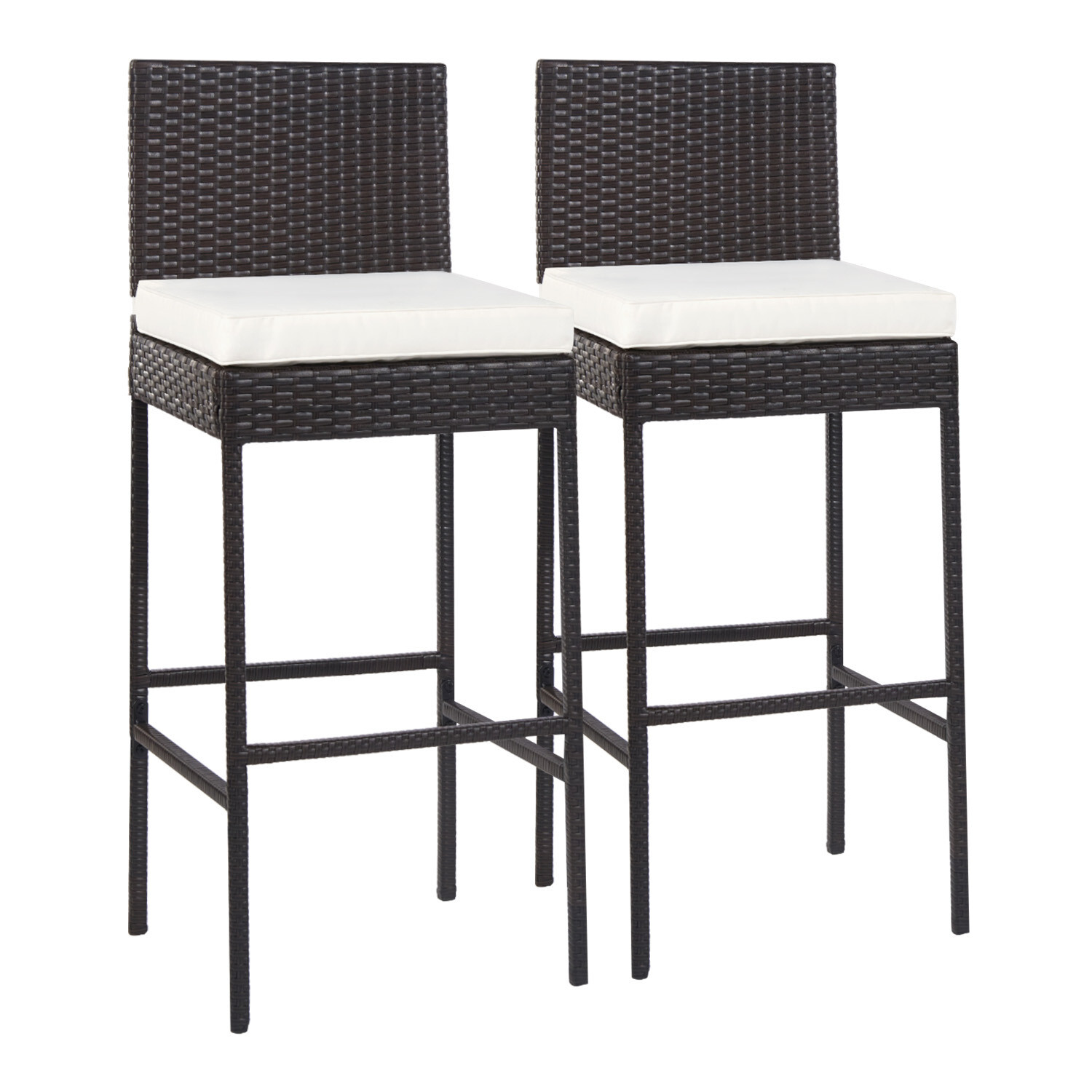 Home Bar Stools - 2 Piece Outdoor Bar Stools 30