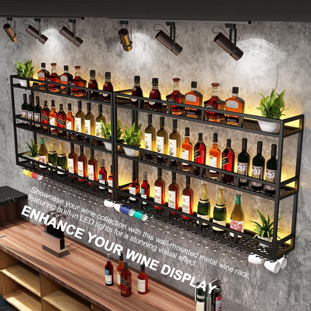 Large Heavy Duty 47in Wine Rac - Home Bar Shelf incelemesi ve fiyatı