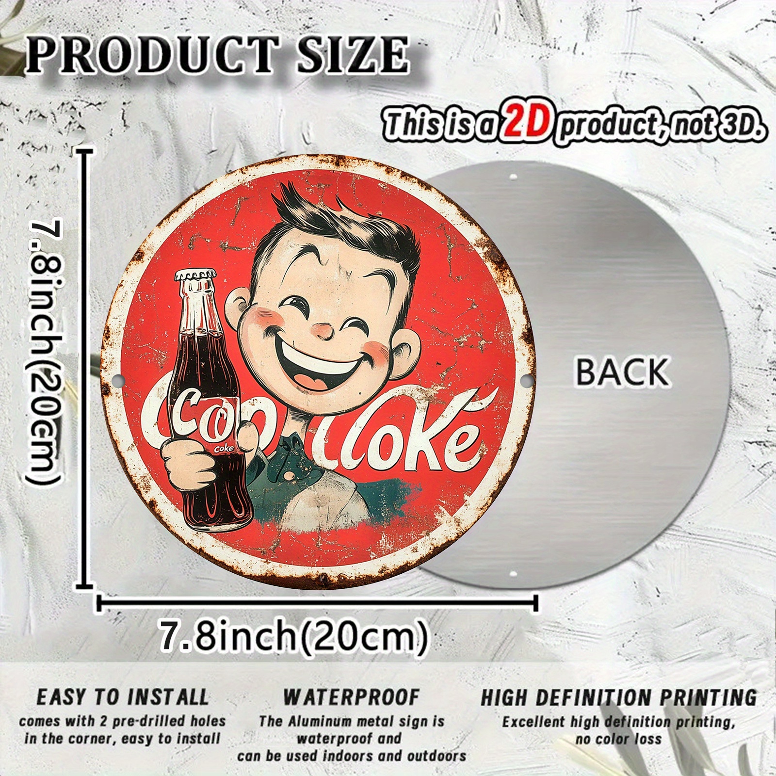 Vintage-Style Cola Advertiseme - Home Bar Accessories incelemesi ve fiyatı