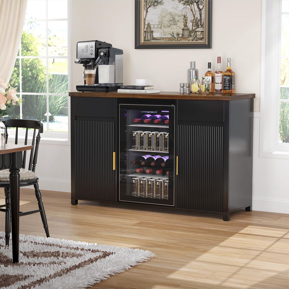 Large Coffee Bar Cabinet with  - Home Bar And Fridge incelemesi ve fiyatı