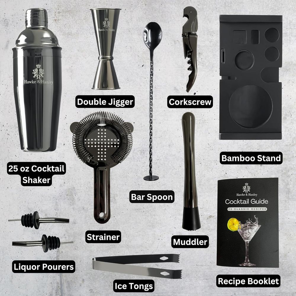 Cocktail Shaker Bar Set with i - Cocktail Recipe Book incelemesi ve fiyatı