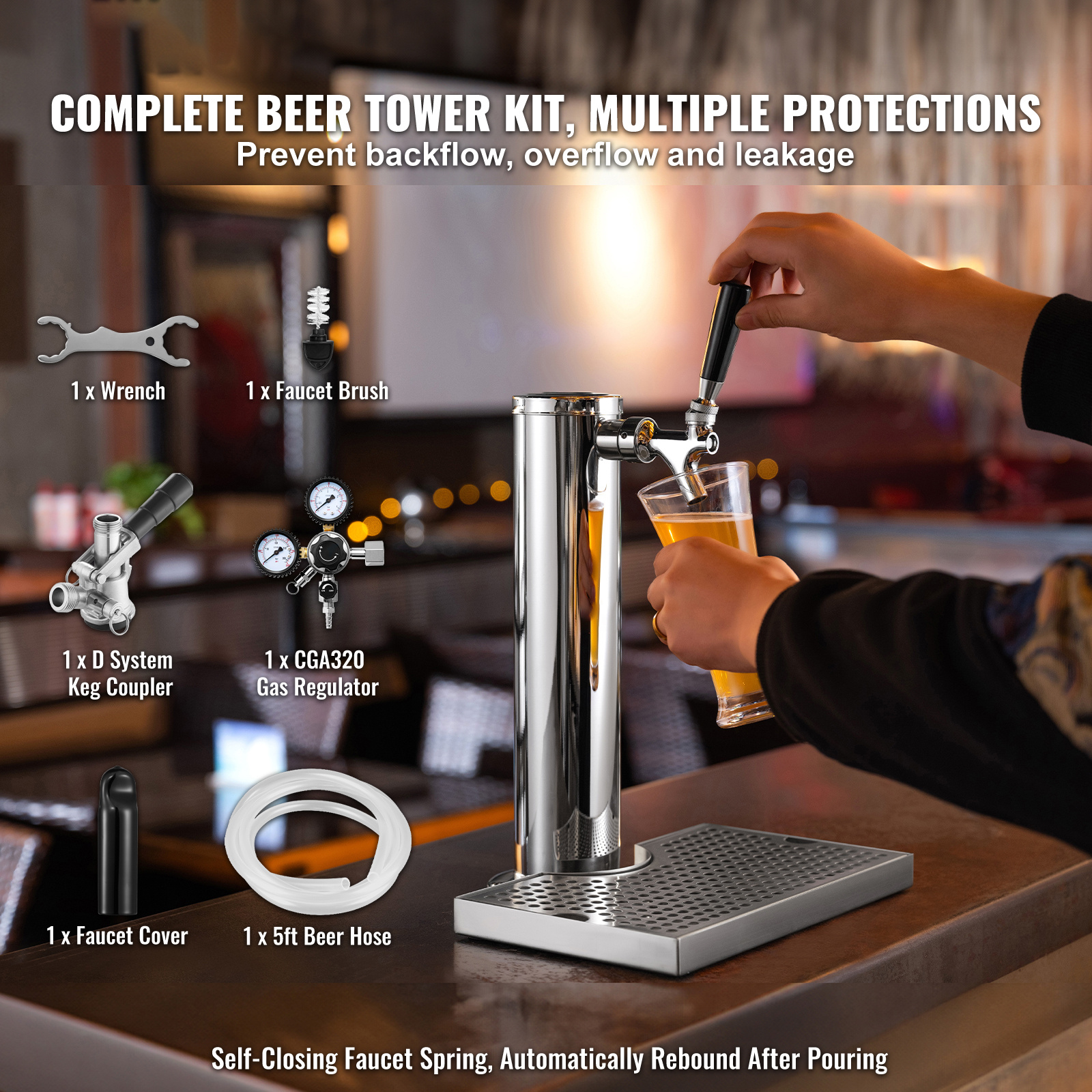 Stainless Steel Single-Tap Bee - Home Bar Setup Kit incelemesi ve fiyatı