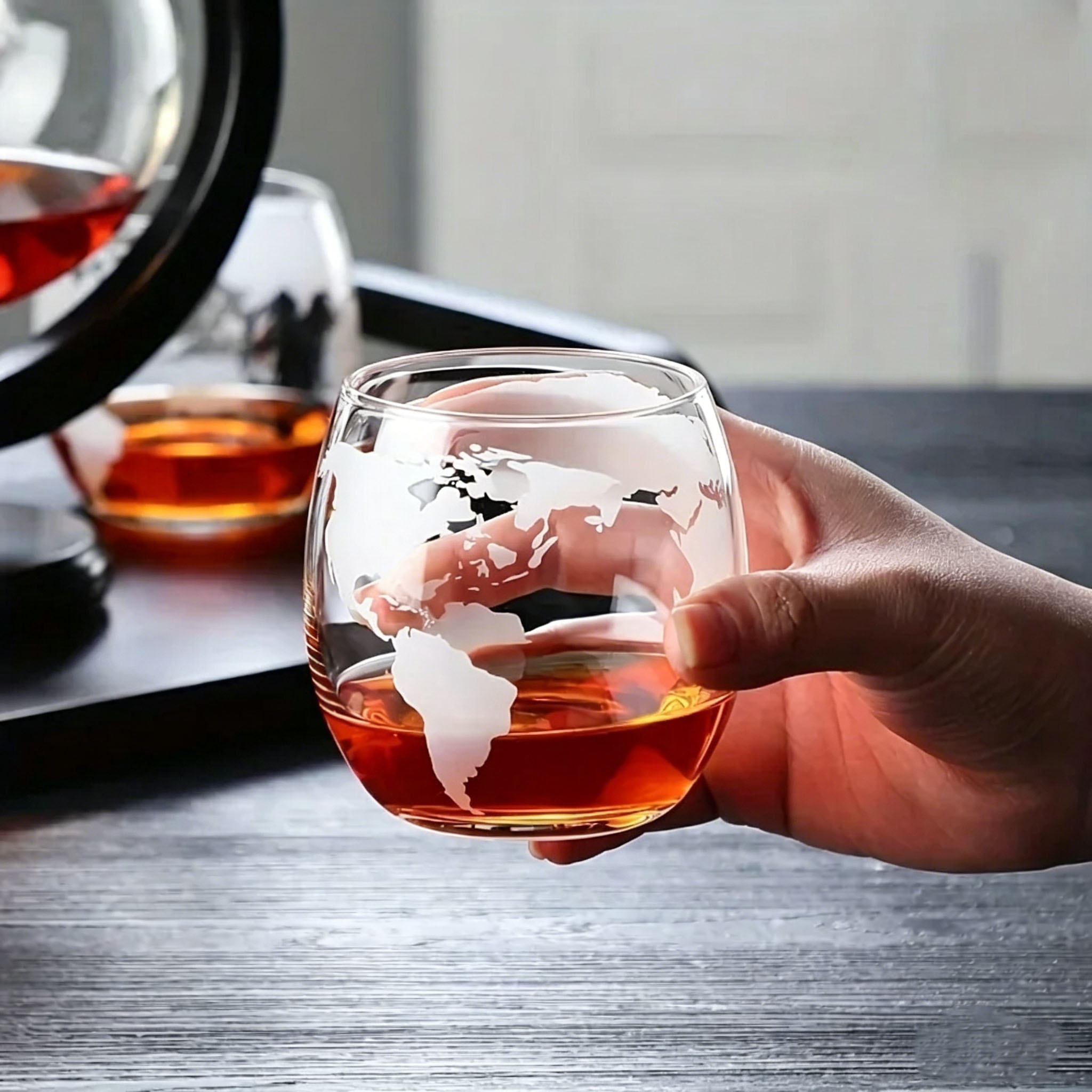850Ml Whiskey Globe Decanter S - Decanter Globe Set incelemesi ve fiyatı