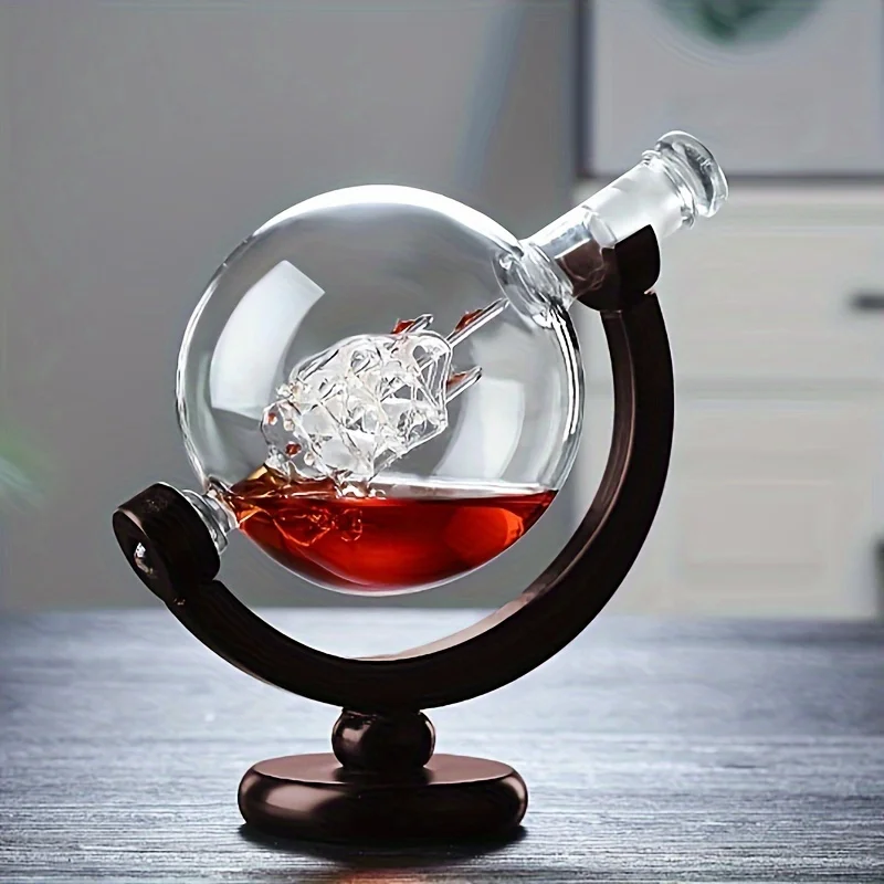Globe Shaped Whiskey Decanter  - Decanter Globe Set incelemesi ve fiyatı