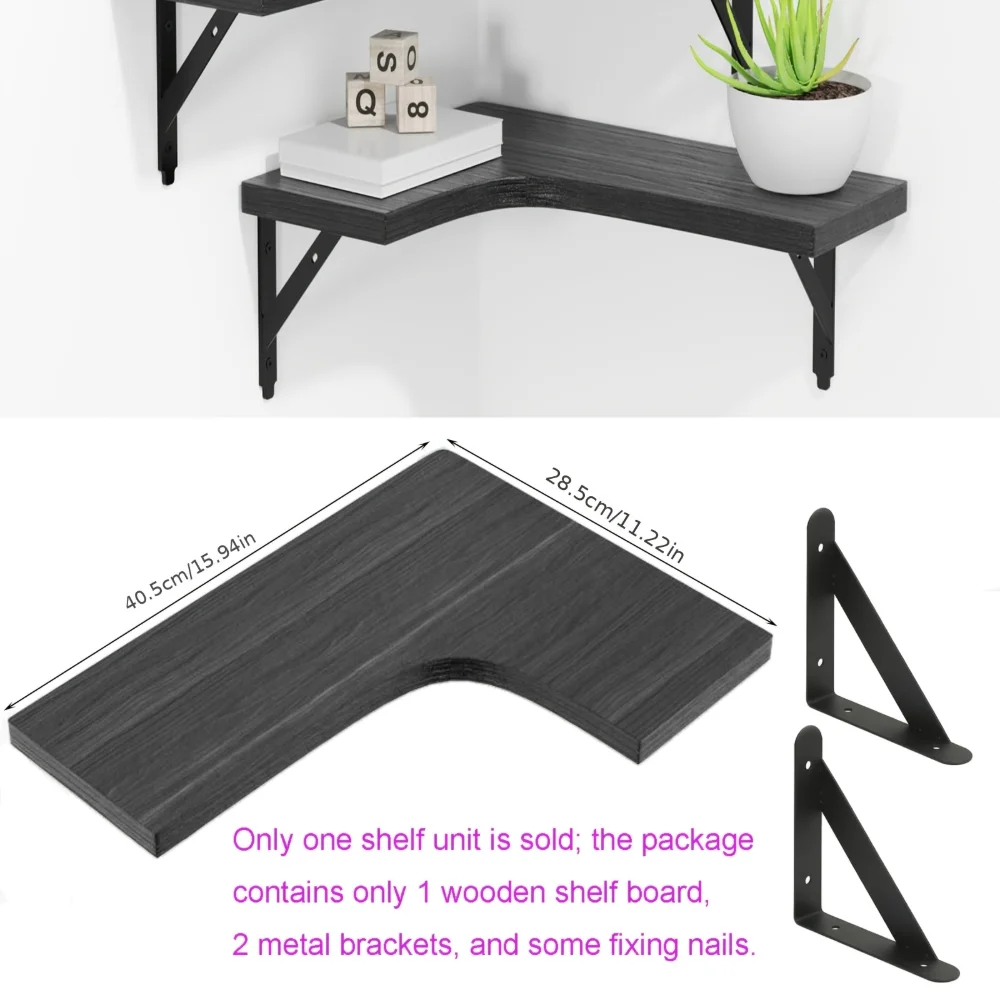 Natural Wood Grain Floating Sh - Home Bar Shelf incelemesi ve fiyatı