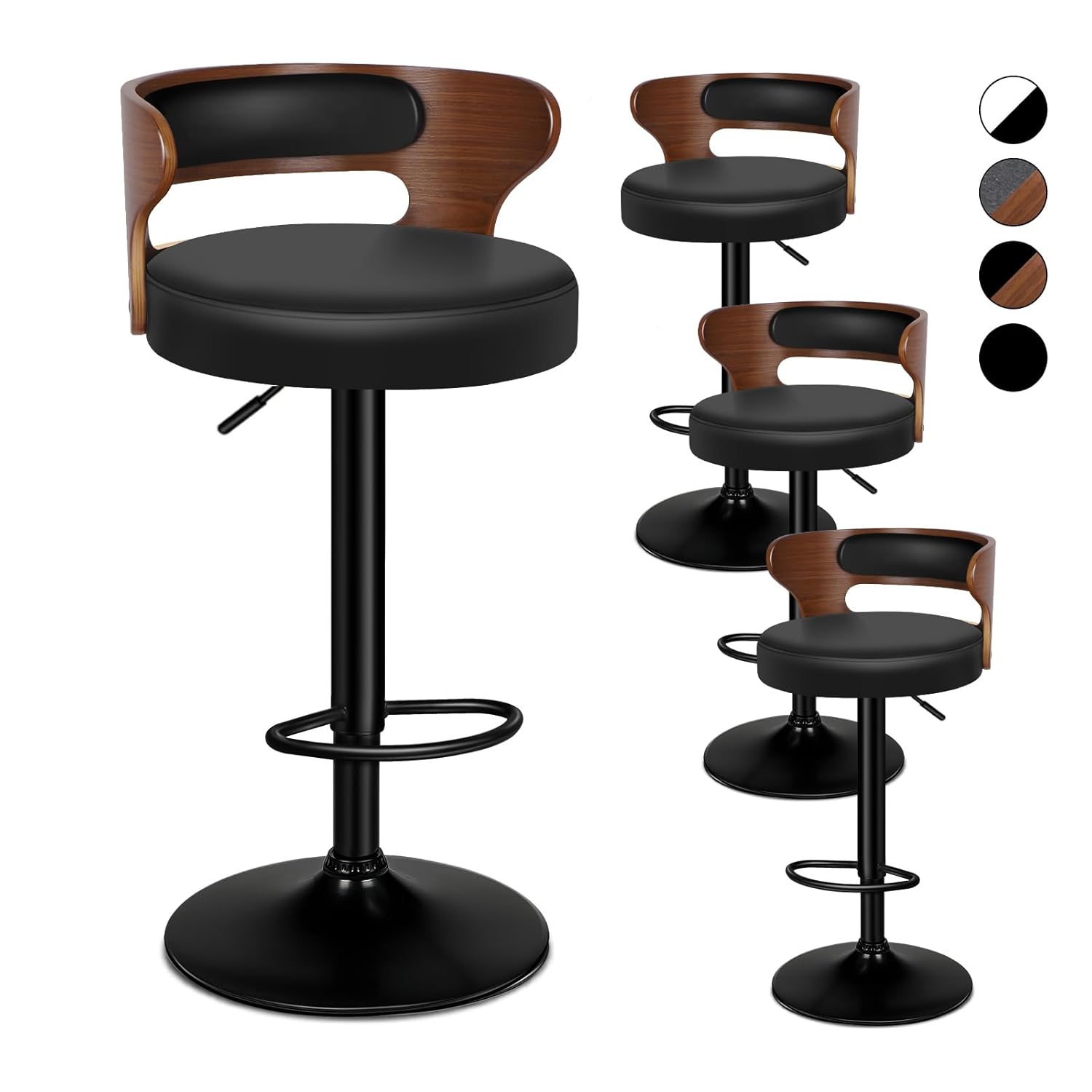 Adjustable PU Leather Bar Stoo - Home Bar Stools incelemesi ve fiyatı
