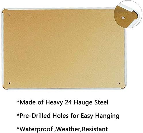 HOUVSSEN Metal Tin Sign, 8 x 1 - Home Bar Accessories incelemesi ve fiyatı