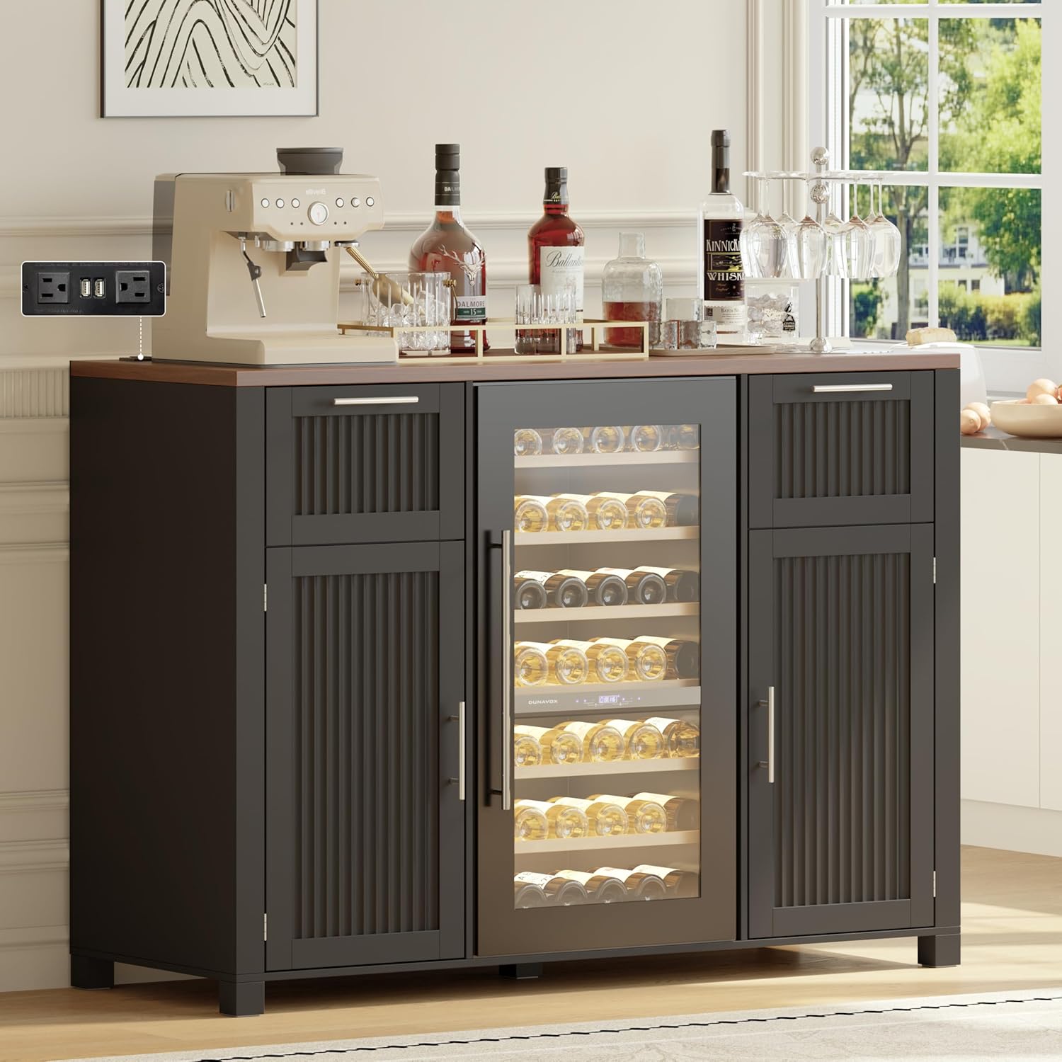 Large Coffee Bar Cabinet Fridg - Home Bar And Fridge incelemesi ve fiyatı