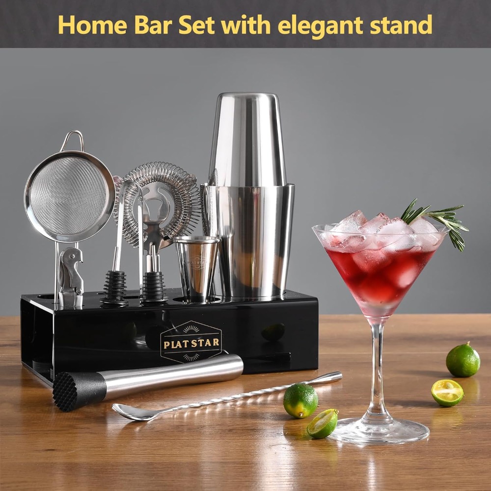 Complete Bartender Kit with St - Cocktail Recipe Book incelemesi ve fiyatı