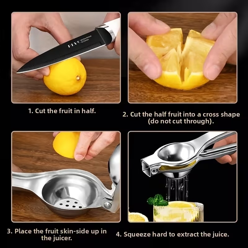 1pc Stainless Steel Manual Lem - Citrus Juicer Bar incelemesi ve fiyatı