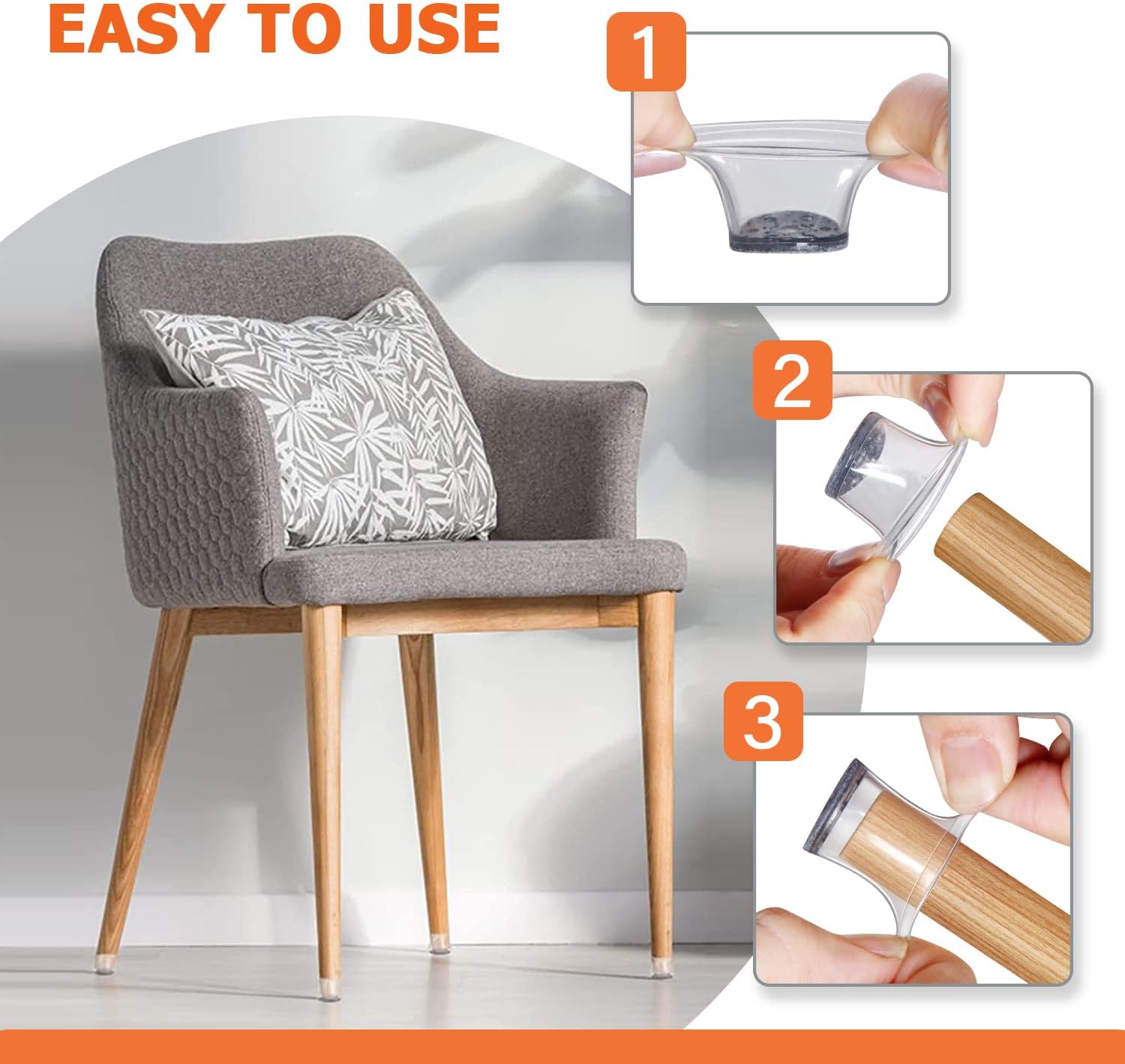 20PCS-Extra Small Chair Leg Fl - Home Bar Stools incelemesi ve fiyatı