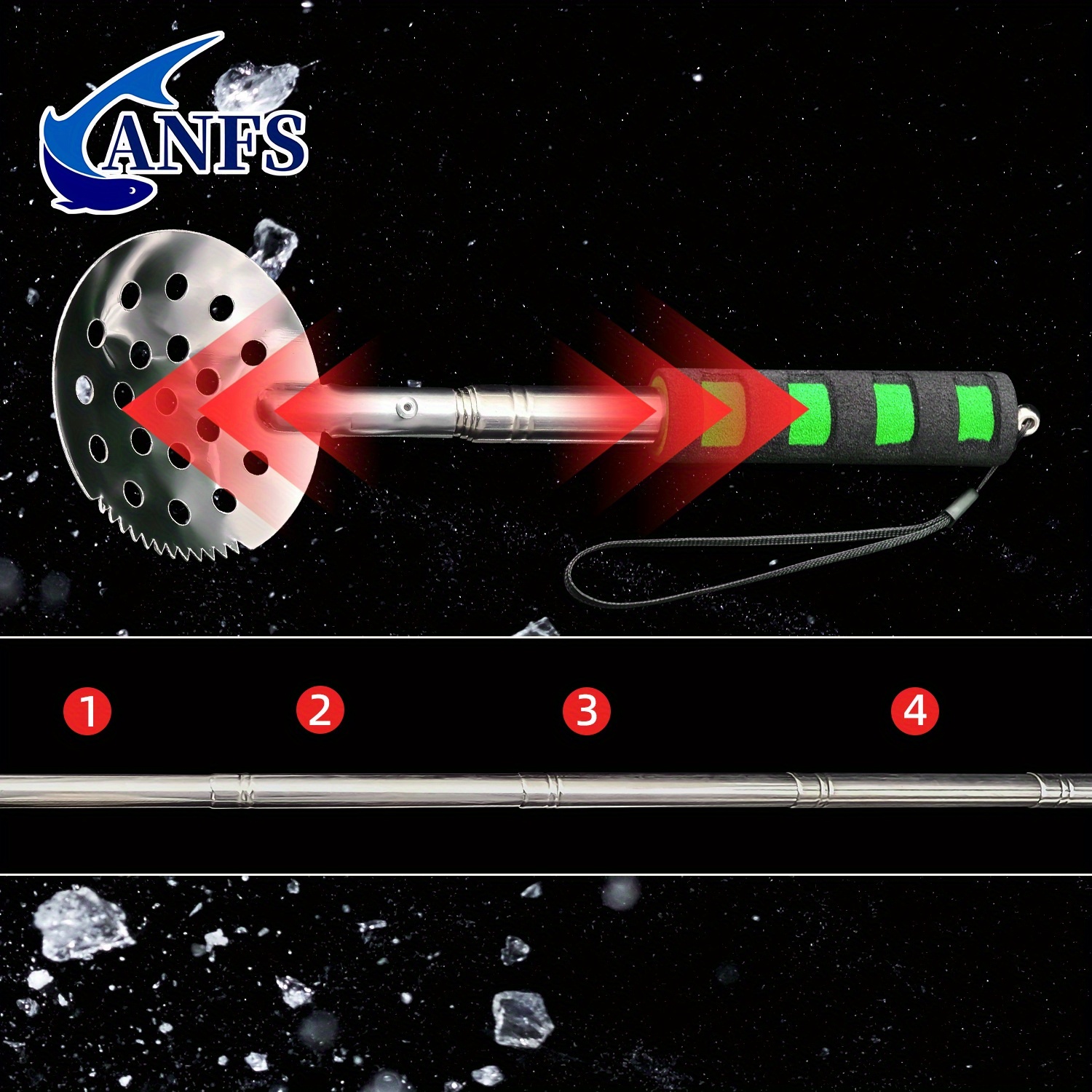 ANFS Retractable Ice Fishing S - Ice Pick Pick incelemesi ve fiyatı
