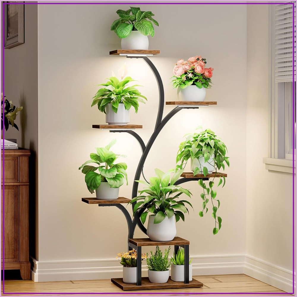 7 Tier Plant Stand with Grow L - Home Bar Shelf incelemesi ve fiyatı