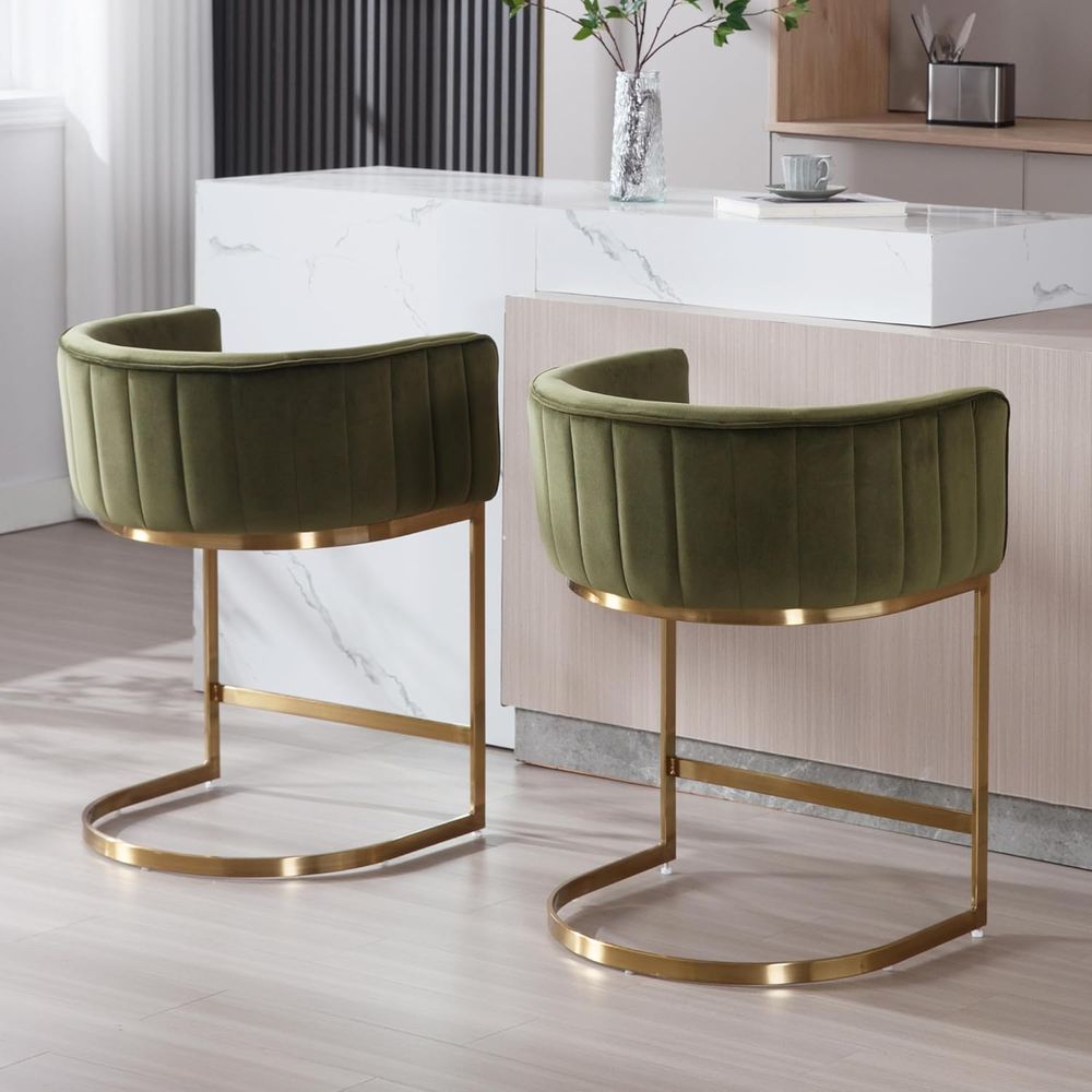 24 Velvet Upholstered Counter  - Home Bar Stools incelemesi ve fiyatı