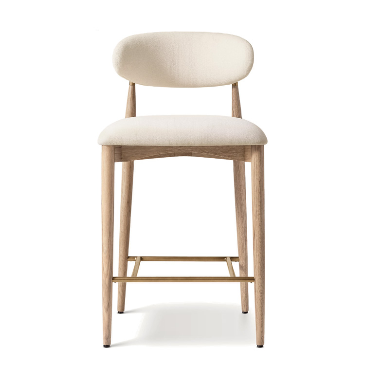 New Style Nordic Fabric Wood C - Home Bar Stools incelemesi ve fiyatı