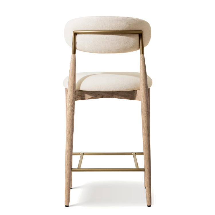 New Style Nordic Fabric Wood C - Home Bar Stools incelemesi ve fiyatı