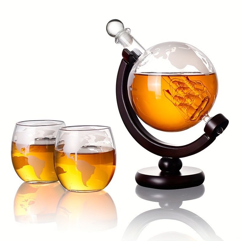 2025 Newest 3PC Glass Globe De - Decanter Globe Set incelemesi ve fiyatı