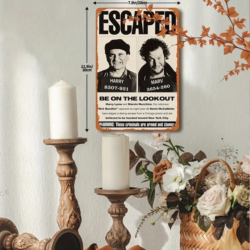 Vintage Home Alone Sign, 1pc 8 - Home Bar Accessories incelemesi ve fiyatı