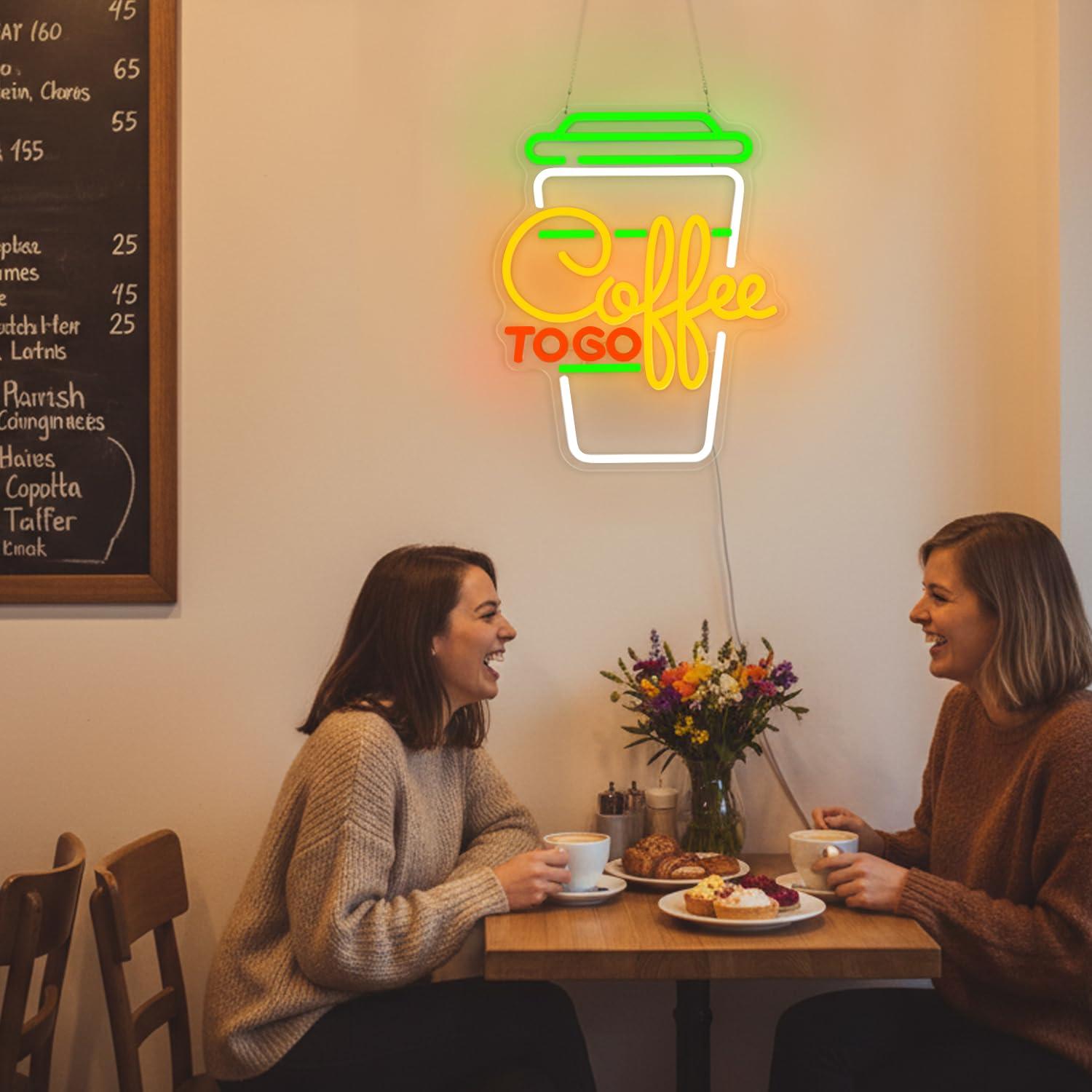 Coffee Neon Sign USB Dimmable  - Home Bar And Restaurant incelemesi ve fiyatı