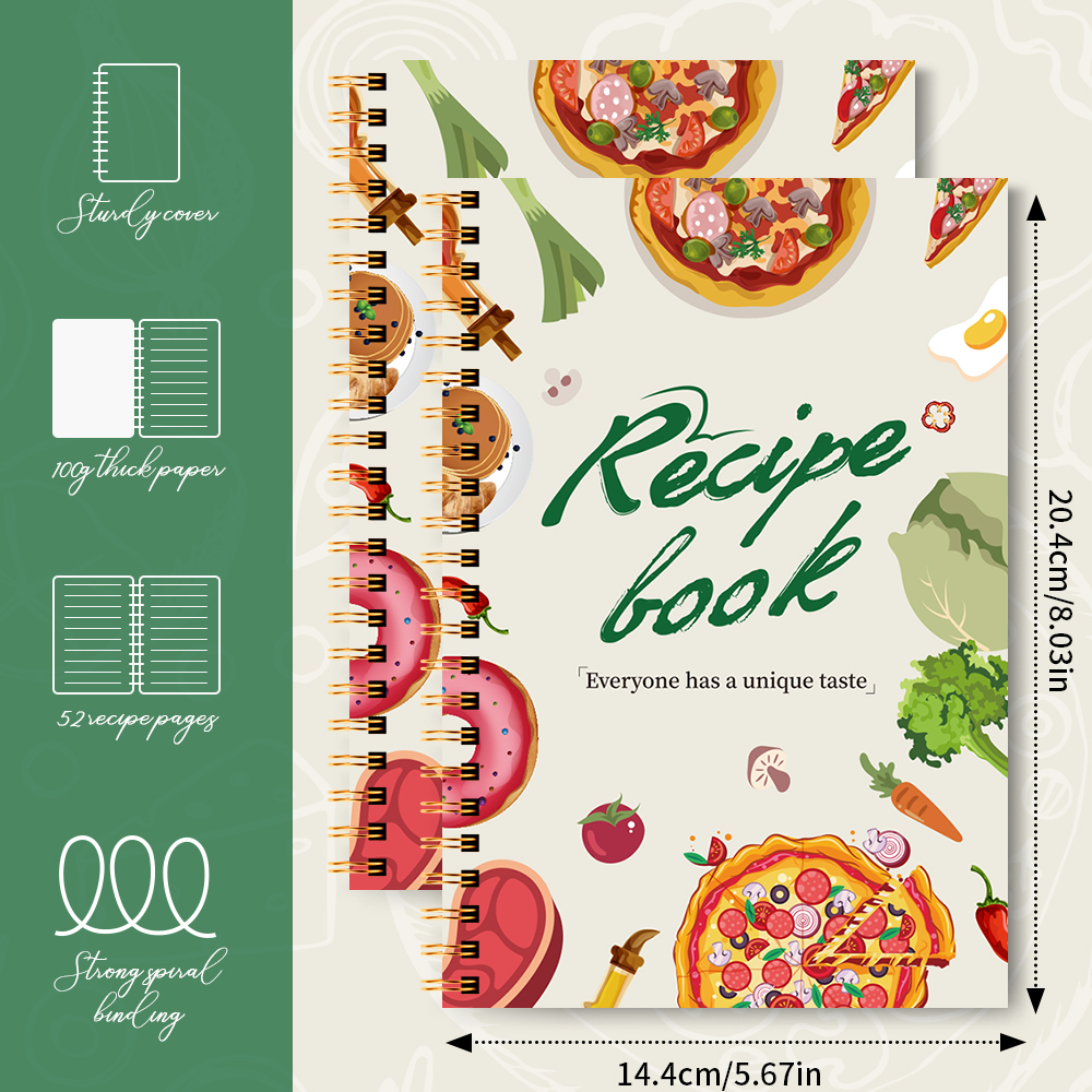 A5 Recipe Book with Full-Color - Cocktail Recipe Book incelemesi ve fiyatı