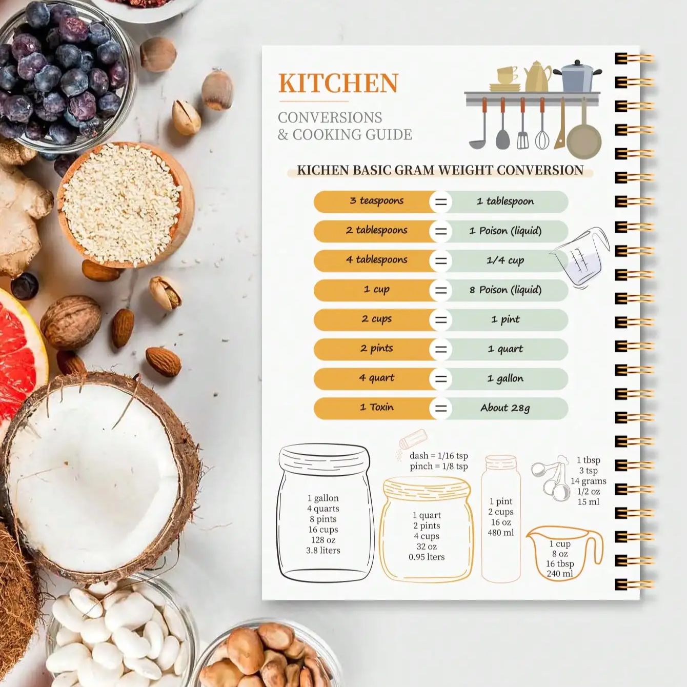 A5 Recipe Book with Full-Color - Cocktail Recipe Book incelemesi ve fiyatı