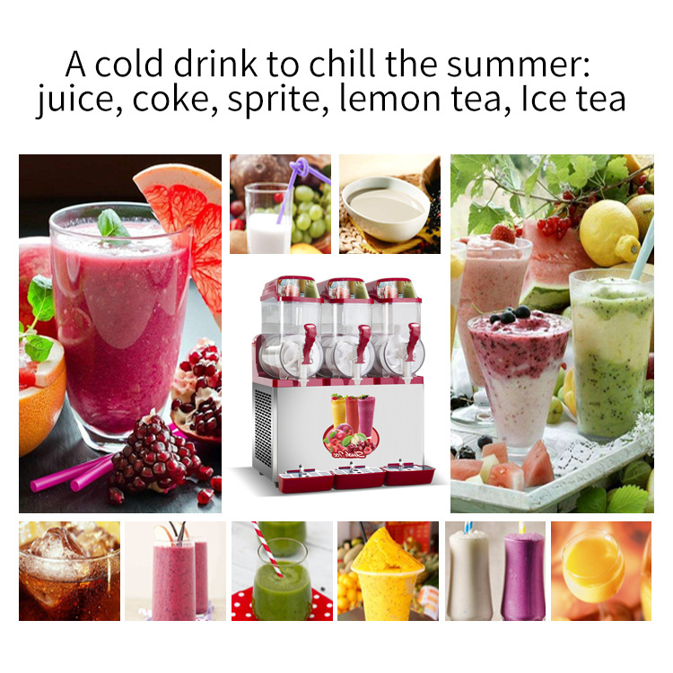 Commercial Slush Machine 1/2/3 - Citrus Juicer Bar incelemesi ve fiyatı
