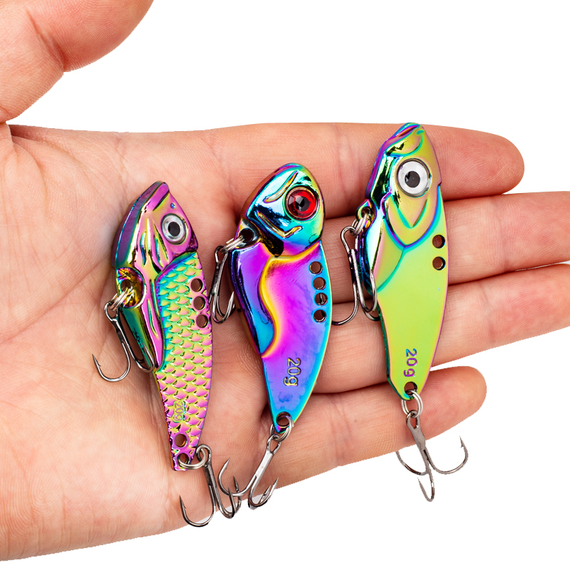 3PCS Metal Colorful VIB Lure 5 - Jigger Double Sided incelemesi ve fiyatı