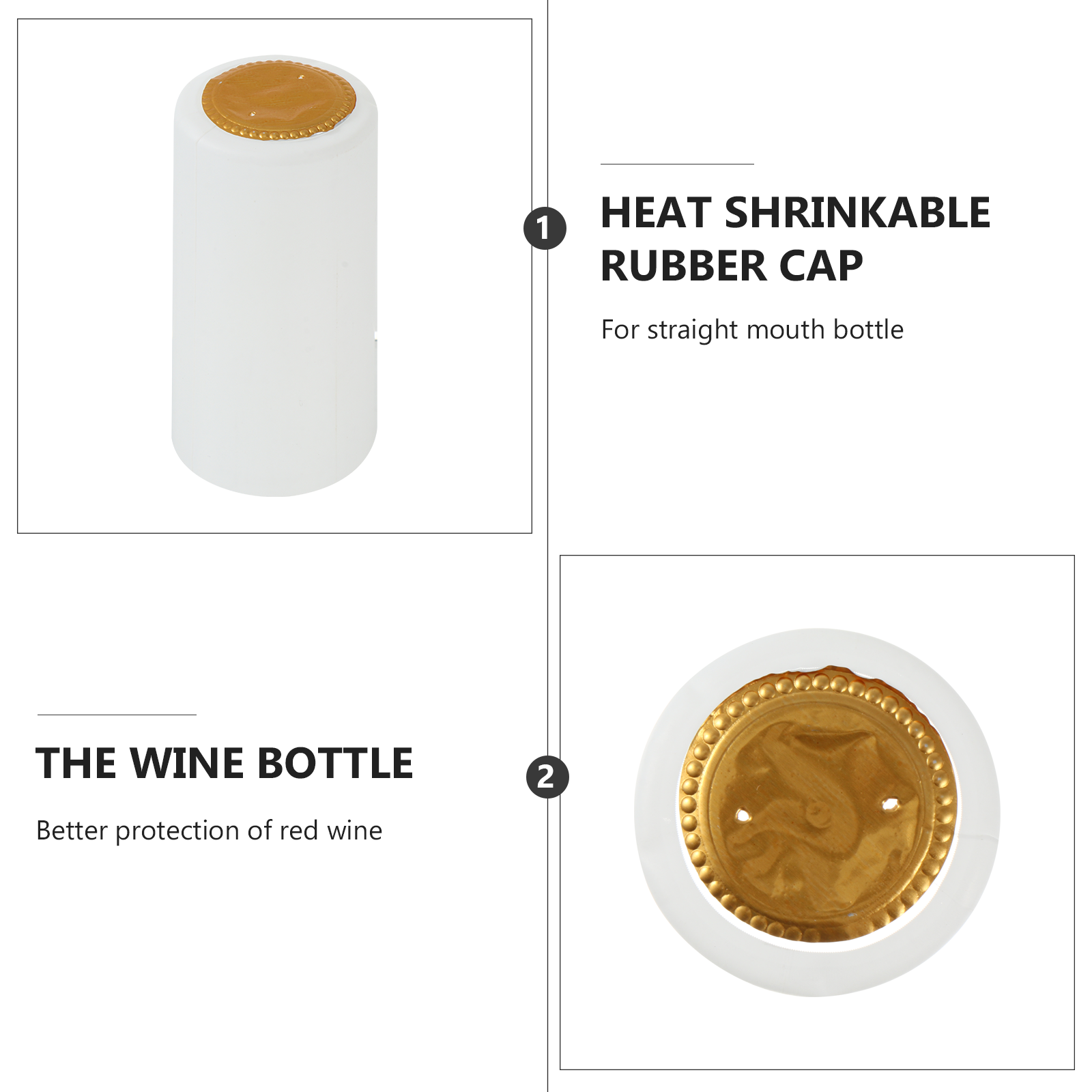 50Pcs Bottle Heat Shrink Capsu - Speed Pourer Cap incelemesi ve fiyatı