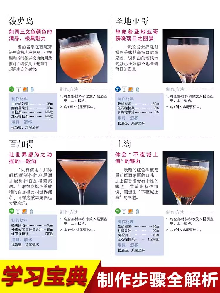 Cocktail Making Encyclopedia B - Cocktail Recipe Book incelemesi ve fiyatı