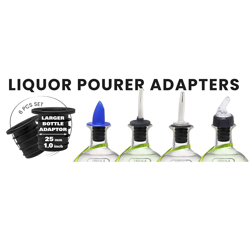 1/4/6pcs Liquor Pourer Adapter - Speed Pourer Cap incelemesi ve fiyatı