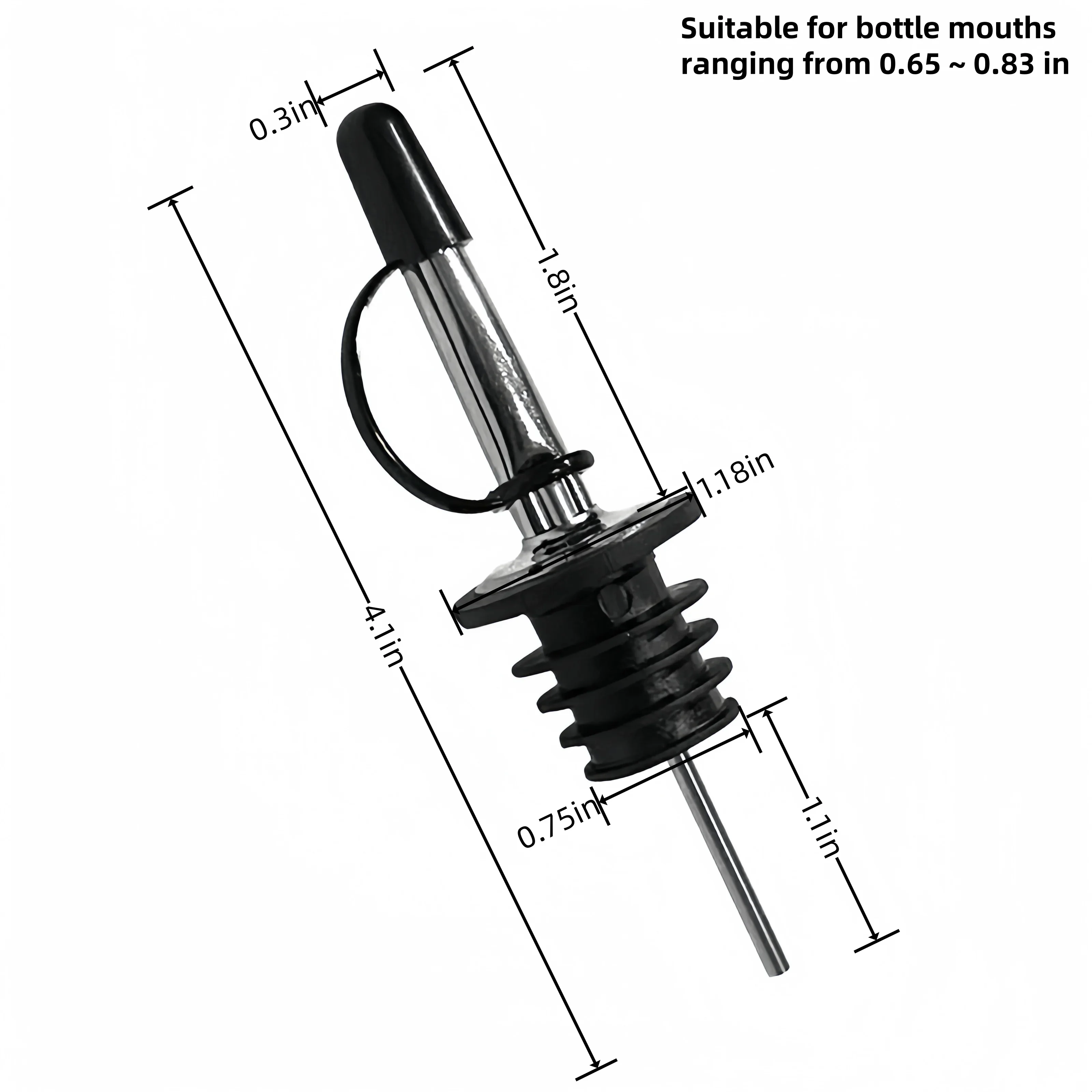 Stainless Steel Wine Pourer Ol - Speed Pourer Cap incelemesi ve fiyatı
