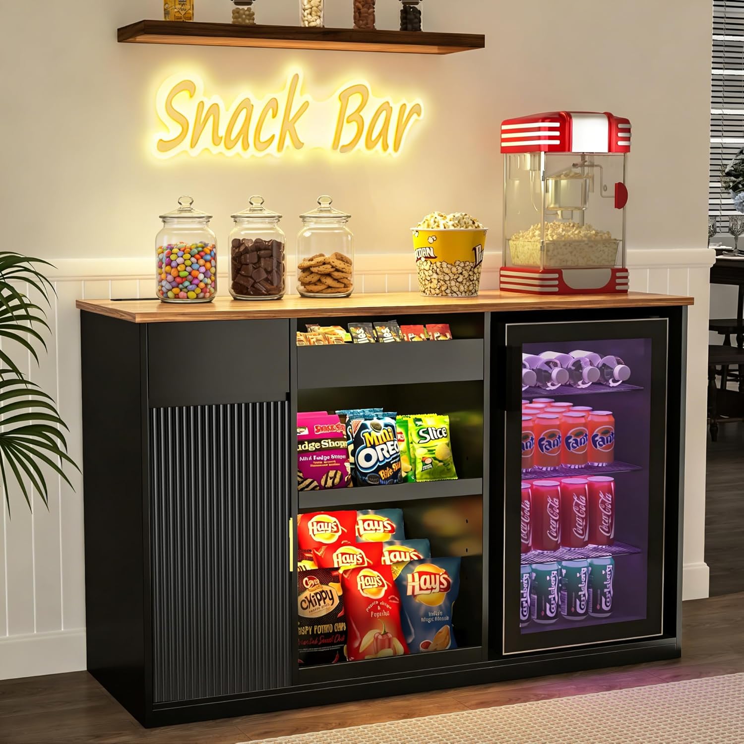 Snack Bar Cabinet with Fridge  - Home Bar And Fridge incelemesi ve fiyatı