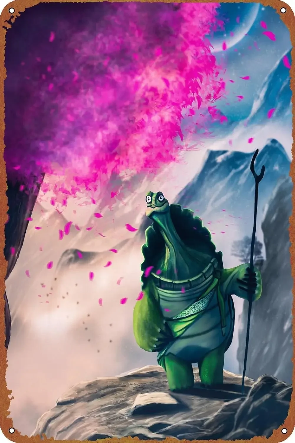 SDJVBPSD Master Oogway Poster  - Home Bar And Restaurant incelemesi ve fiyatı