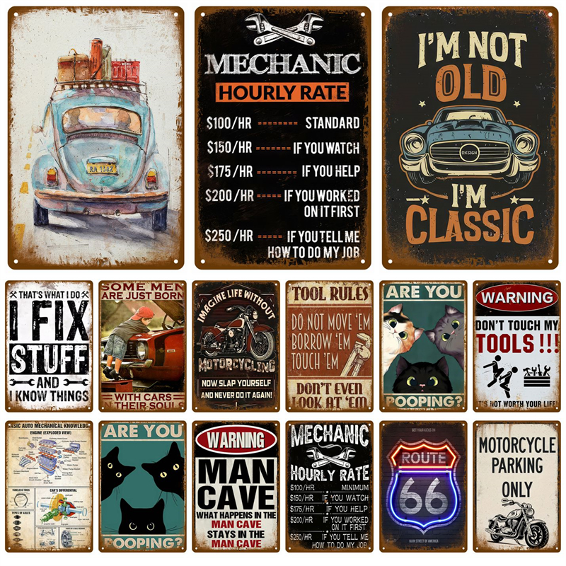 Vintage Metal Plate Tin Sign P - Home Bar Accessories incelemesi ve fiyatı