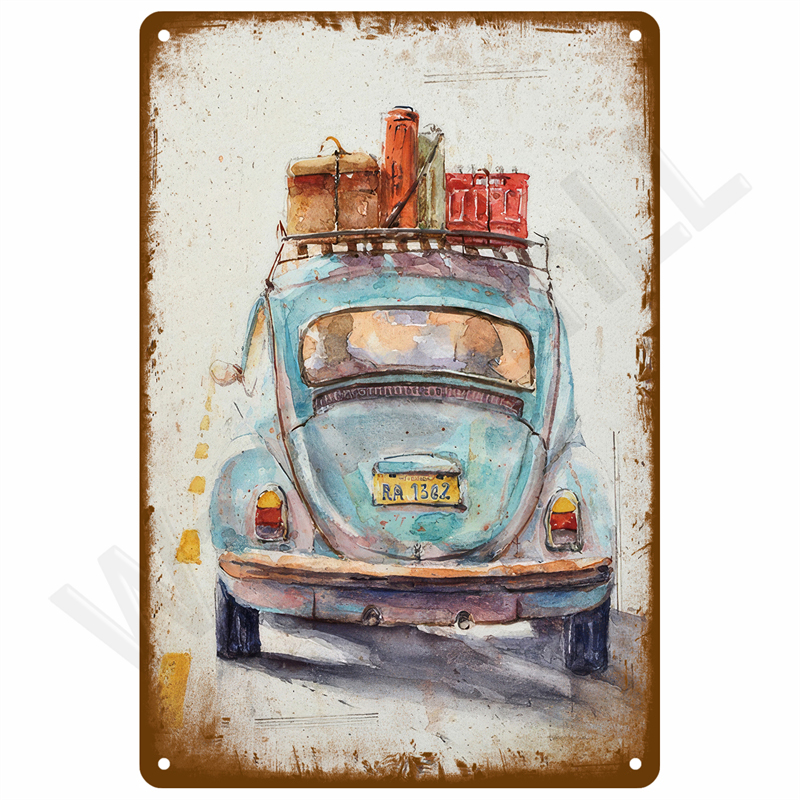 Vintage Metal Plate Tin Sign P - Home Bar Accessories incelemesi ve fiyatı