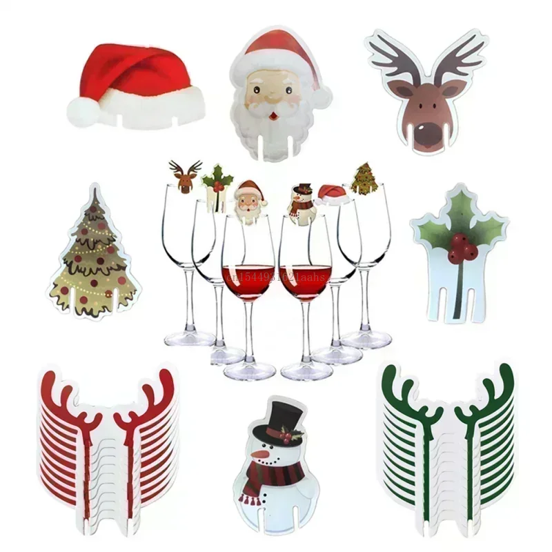 10/20/30PCS Christmas Cup Card - Cocktail Recipe Book incelemesi ve fiyatı