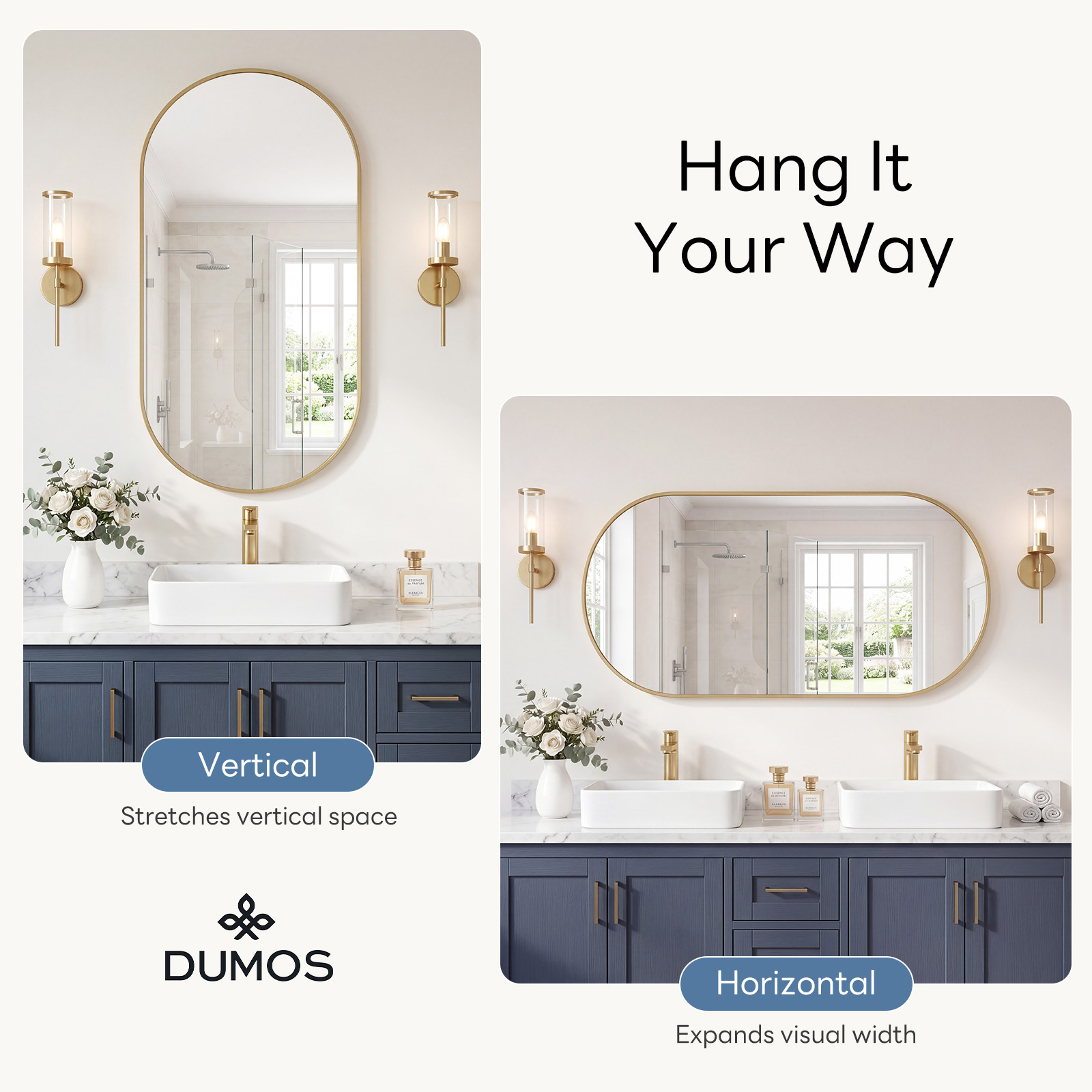JHK Oval Wall Mirror with Meta - Home Bargains incelemesi ve fiyatı