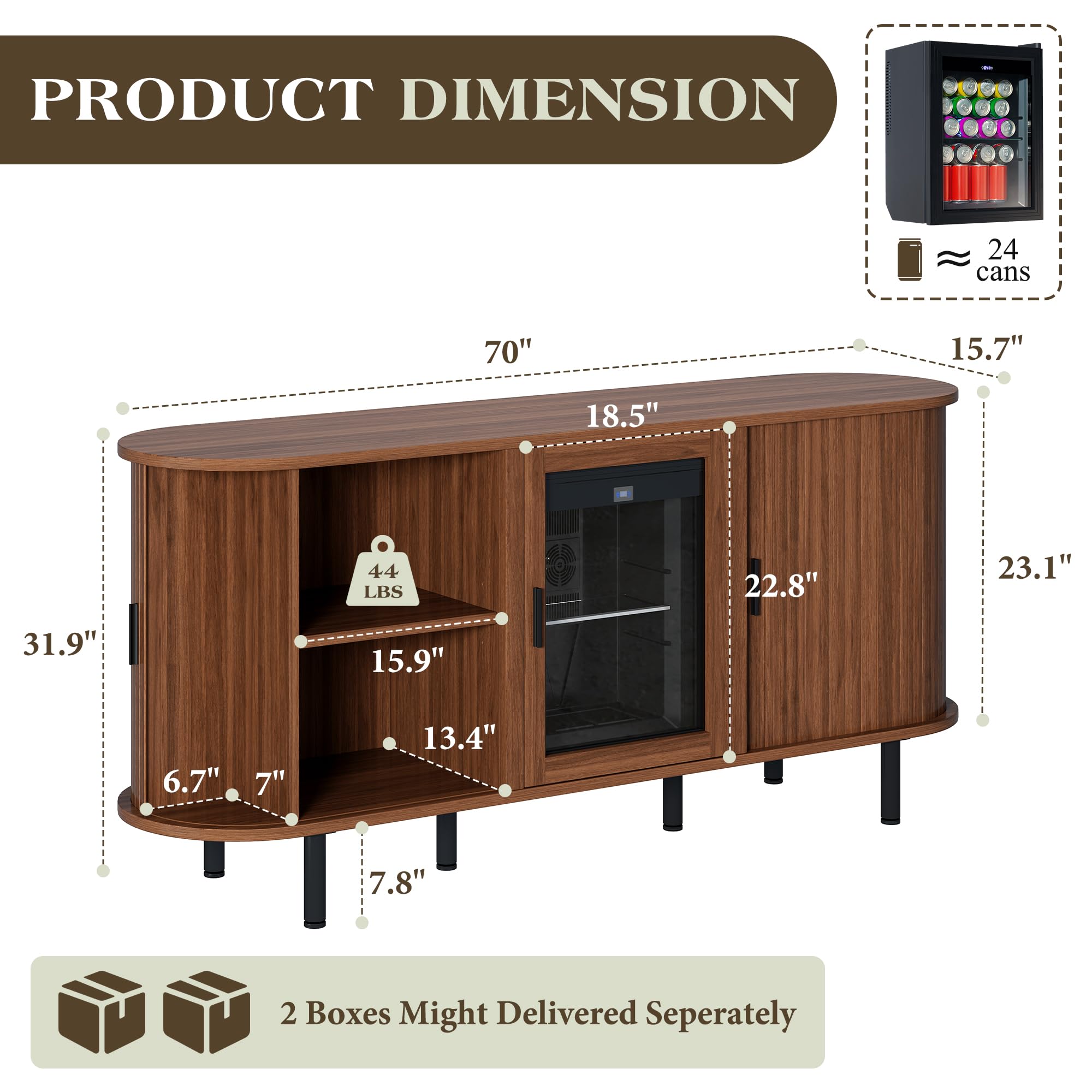 70 Inch Coffee Bar Cabinet Wit - Home Bar And Fridge incelemesi ve fiyatı