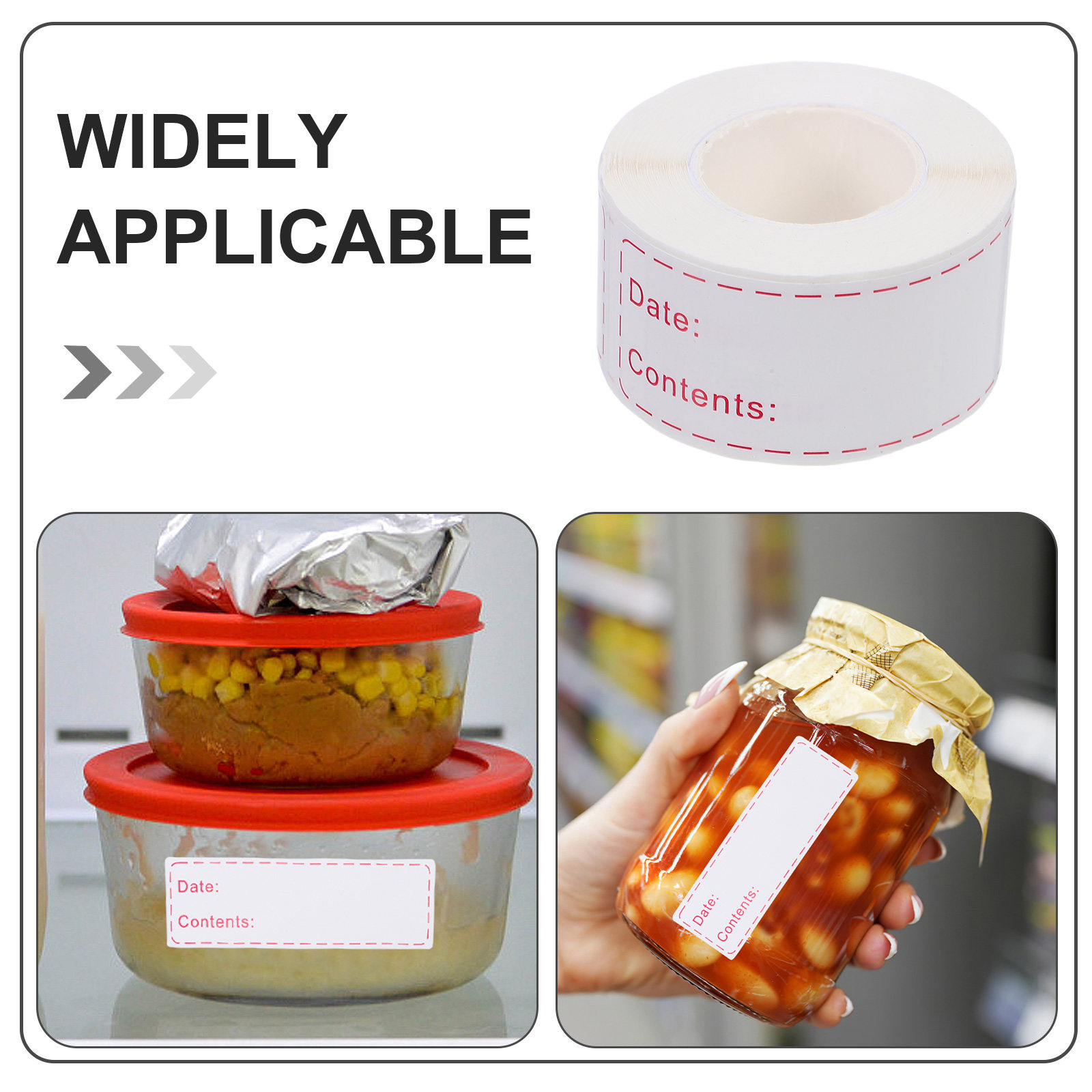 1 Roll Food Storage Label Stic - Home Bar And Fridge incelemesi ve fiyatı