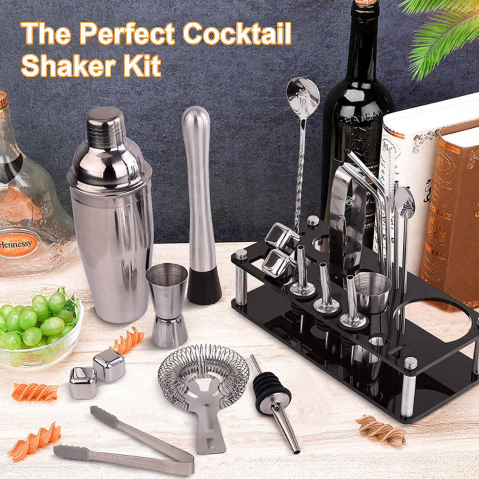 Cocktail Making Set Shaker Sta - Cocktail Recipe Book incelemesi ve fiyatı