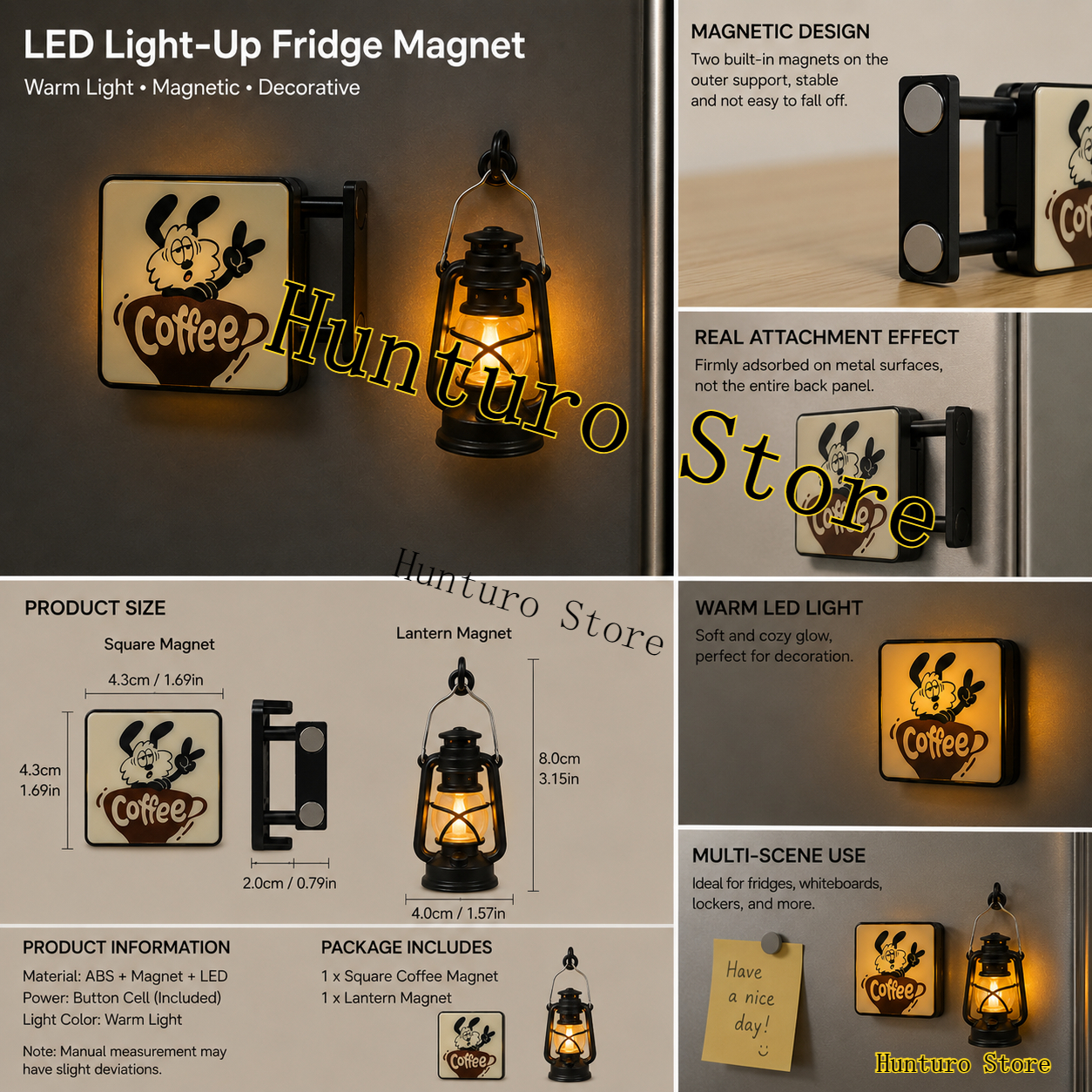 LED Coffee Bar Fridge Magnet w - Home Bar And Fridge incelemesi ve fiyatı