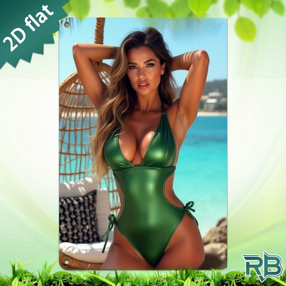 Vintage Green Swimsuit Beach G - Home Bar Accessories incelemesi ve fiyatı