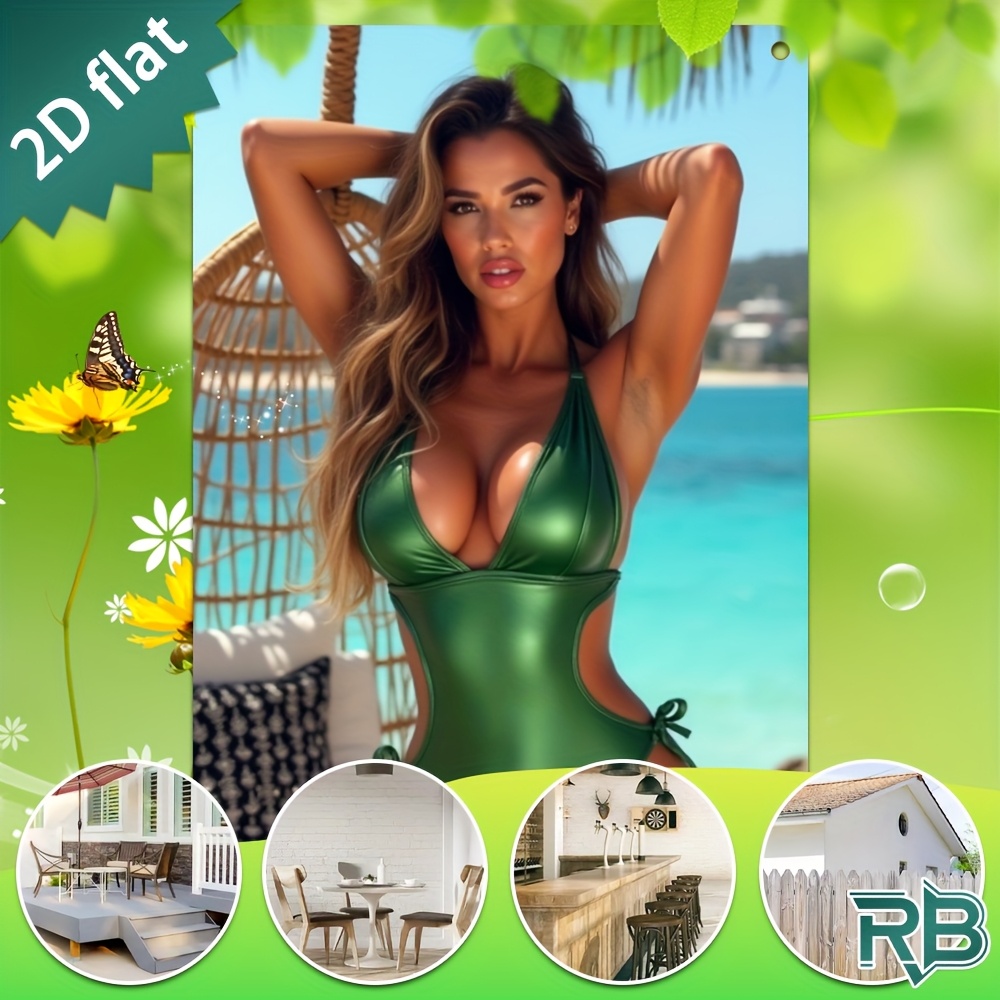 Vintage Green Swimsuit Beach G - Home Bar Accessories incelemesi ve fiyatı