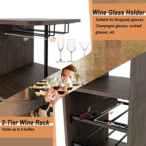 3-Piece Industrial Bar Set: Br - Home Bar Stools incelemesi ve fiyatı