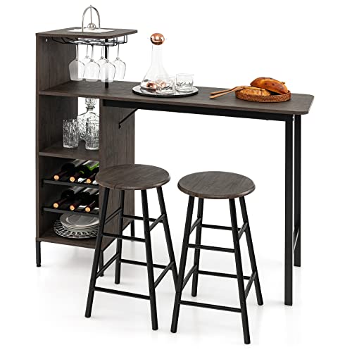 3-Piece Industrial Bar Set: Br - Home Bar Stools incelemesi ve fiyatı