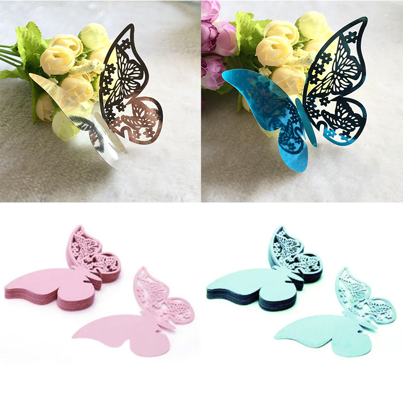 50Pcs/lot 3D Butterfly Party C - Cocktail Recipe Book incelemesi ve fiyatı