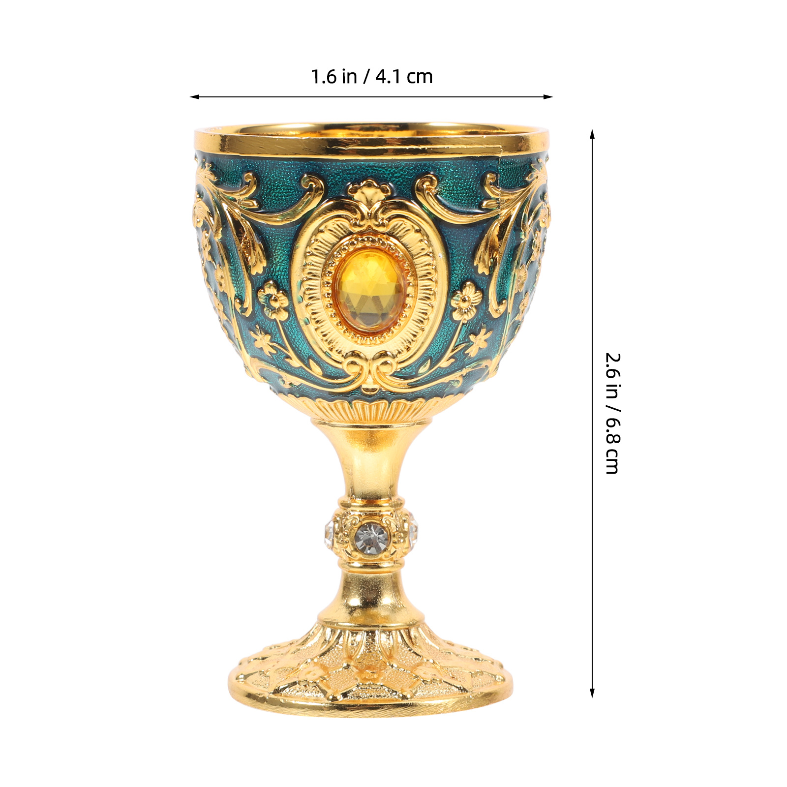 Gold Chalice Cup Retro Vintage - Old Fashioned Glass incelemesi ve fiyatı