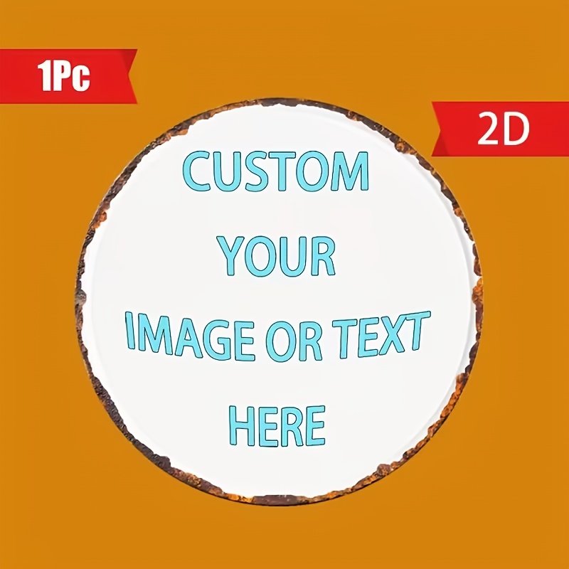 Custom Round Metal Tin Sign, P - Home Bar Cafe incelemesi ve fiyatı